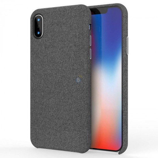 CAPA FABRIC CASE IPHONE X (5.8") CINZA